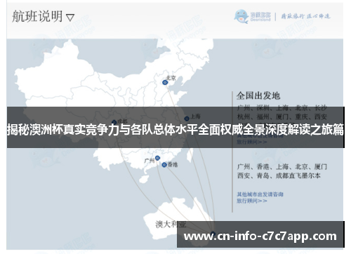 揭秘澳洲杯真实竞争力与各队总体水平全面权威全景深度解读之旅篇 揭秘澳洲杯真实竞争力与各队总体水平全面权威全景深度解读之旅篇